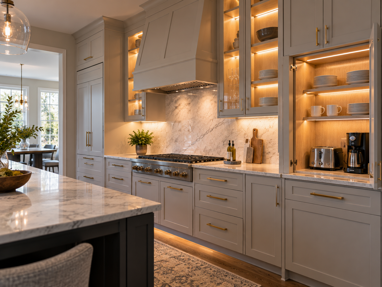 Integrating LED Lighting into Custom Kitchen Cabinetry in Huntingdon Valley