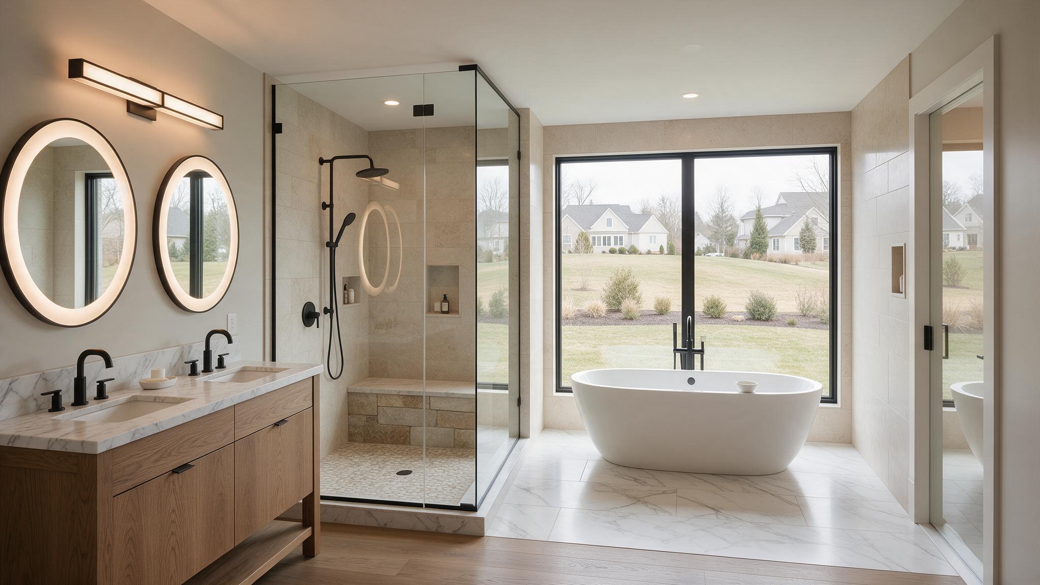 Expanding Primary Suite Bathrooms in Suburban Homes