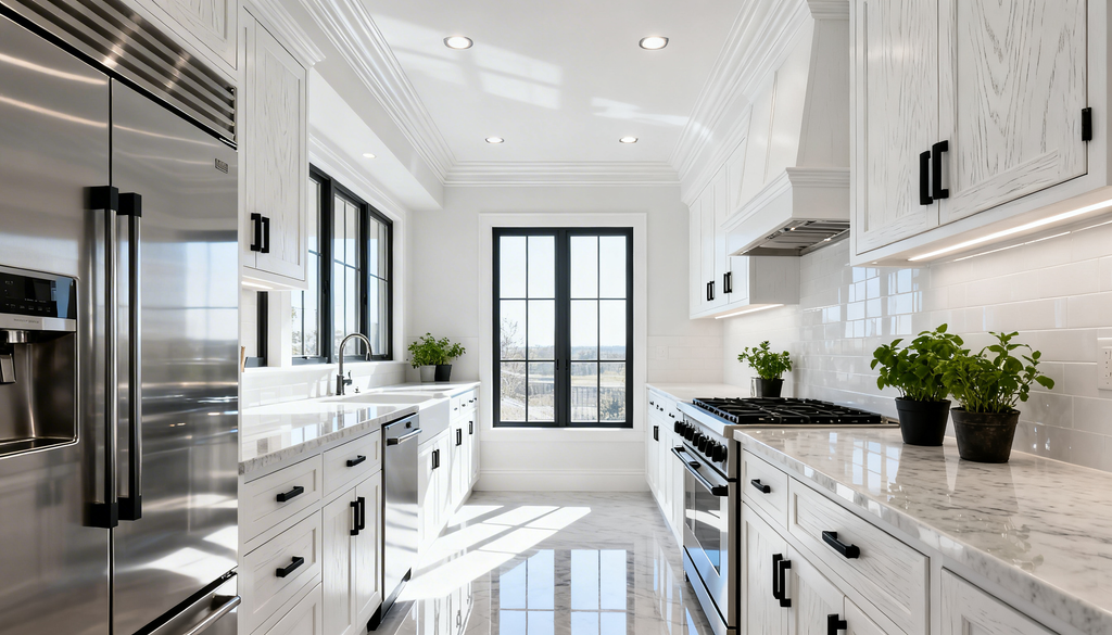 Double-Vanity Plumbing & Electrical Planning for Large Primary Bathrooms in Huntingdon Valley Homes shown in a realistic Abington, PA residential construction setting.