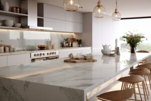 Designing Double-Island Kitchen Layouts in Huntingdon Valley Suburban Homes shown in a realistic Huntingdon Valley, PA residential construction setting.