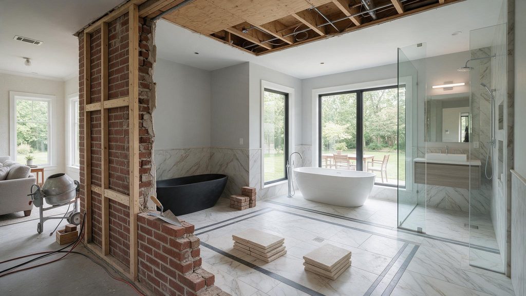 Expanding Primary Suite Bathrooms in Suburban Homes