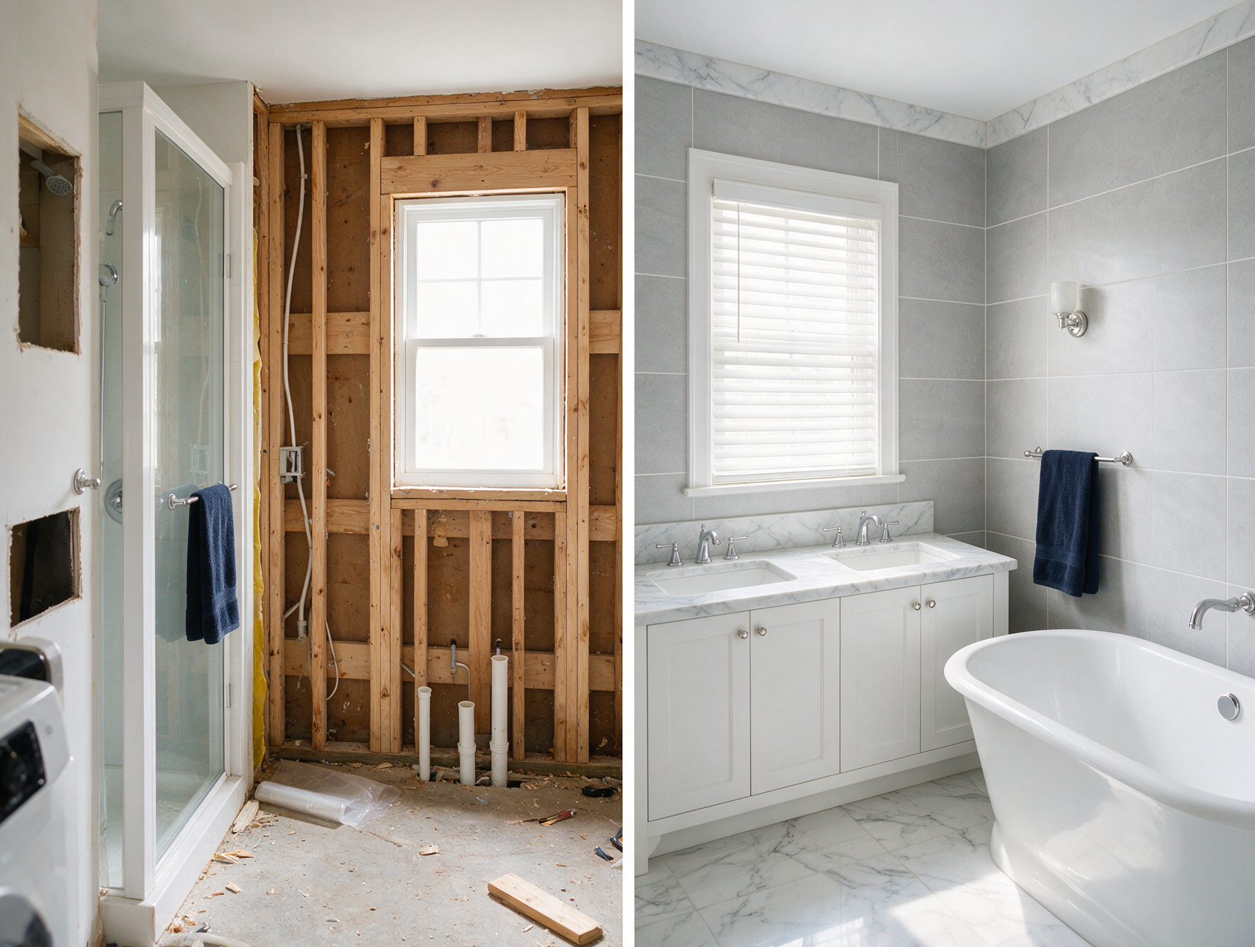 Minimum Spacing Requirements for a Double Bathroom Vanity in Montgomery County